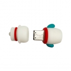 Custom pvc Usb Drives - Hot sale cartoon usb drive snowman pvc customized pendrive LWU537